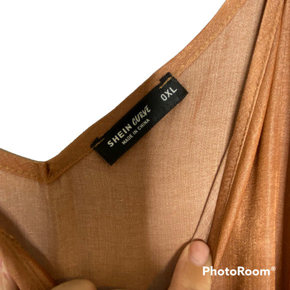 Plus Solid Front Belted Cami Jumpsuit - Picture 5 of 6